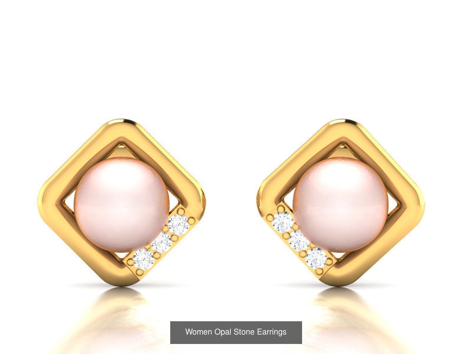 50 Women Opal Stone Earrings Collection _40