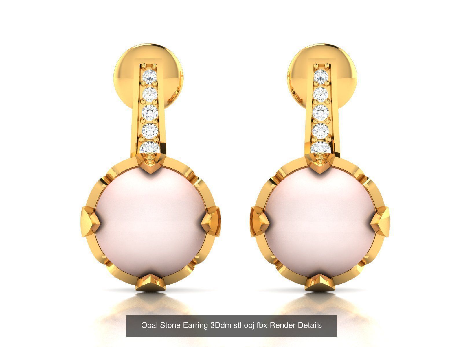 50 Women Opal Stone Earrings Collection _24