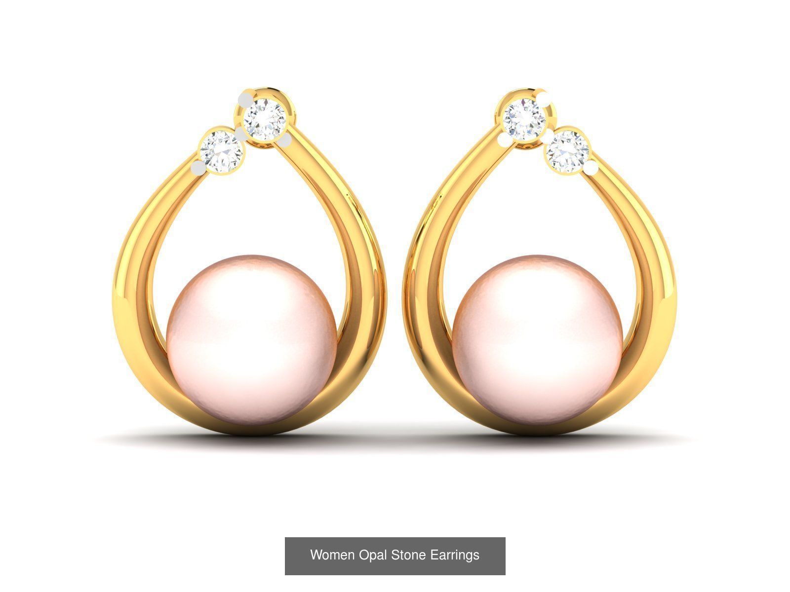 50 Women Opal Stone Earrings Collection _31