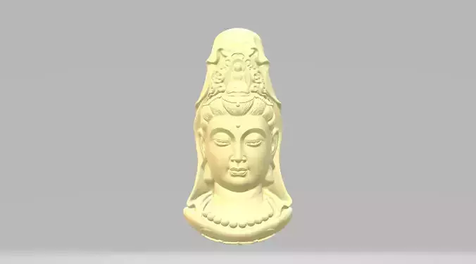 Avalokitesvara Bodhisattva Head Pendant