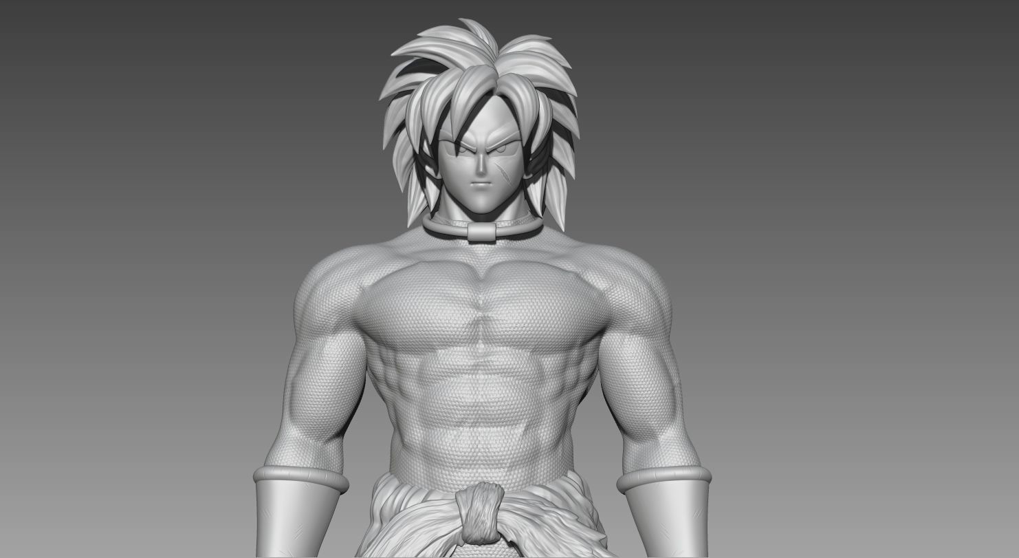 Broly DG super 3D print model_8