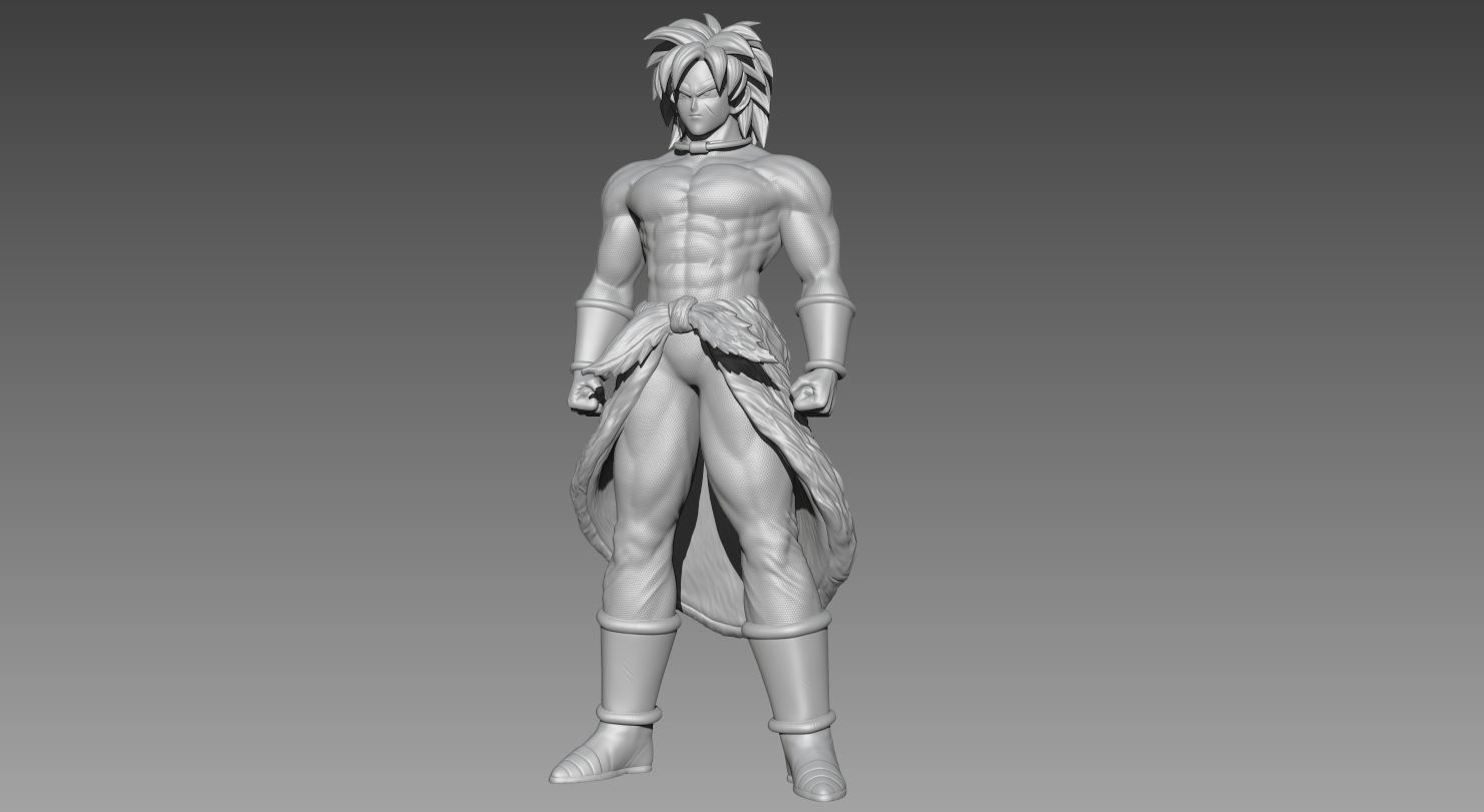 Broly DG super 3D print model_5