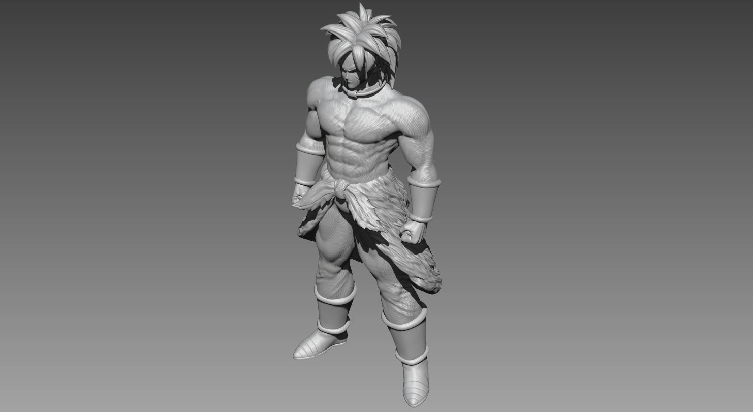 Broly DG super 3D print model_6