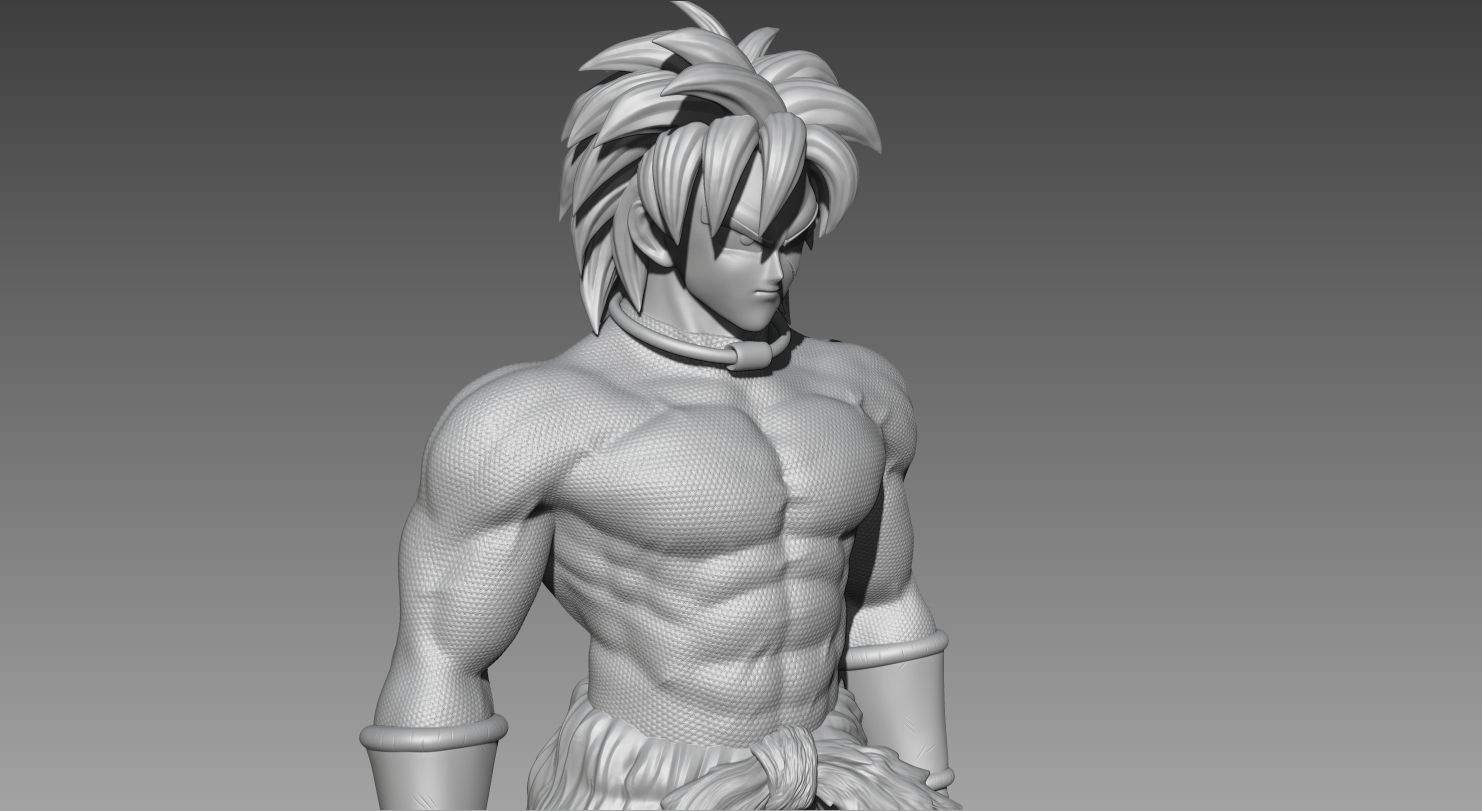 Broly DG super 3D print model_9