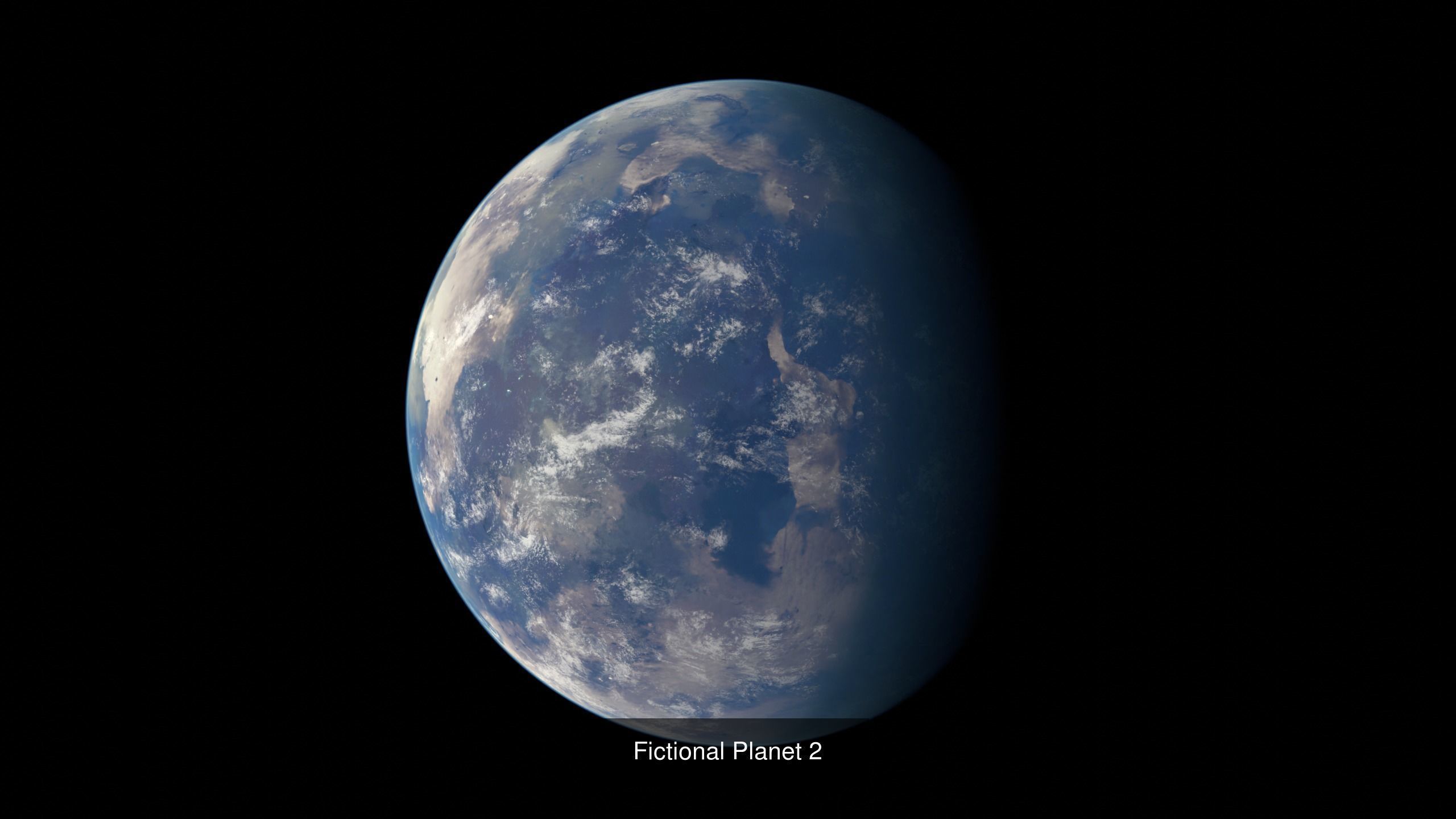 Fictional Planet Set 3D Model Collection_3