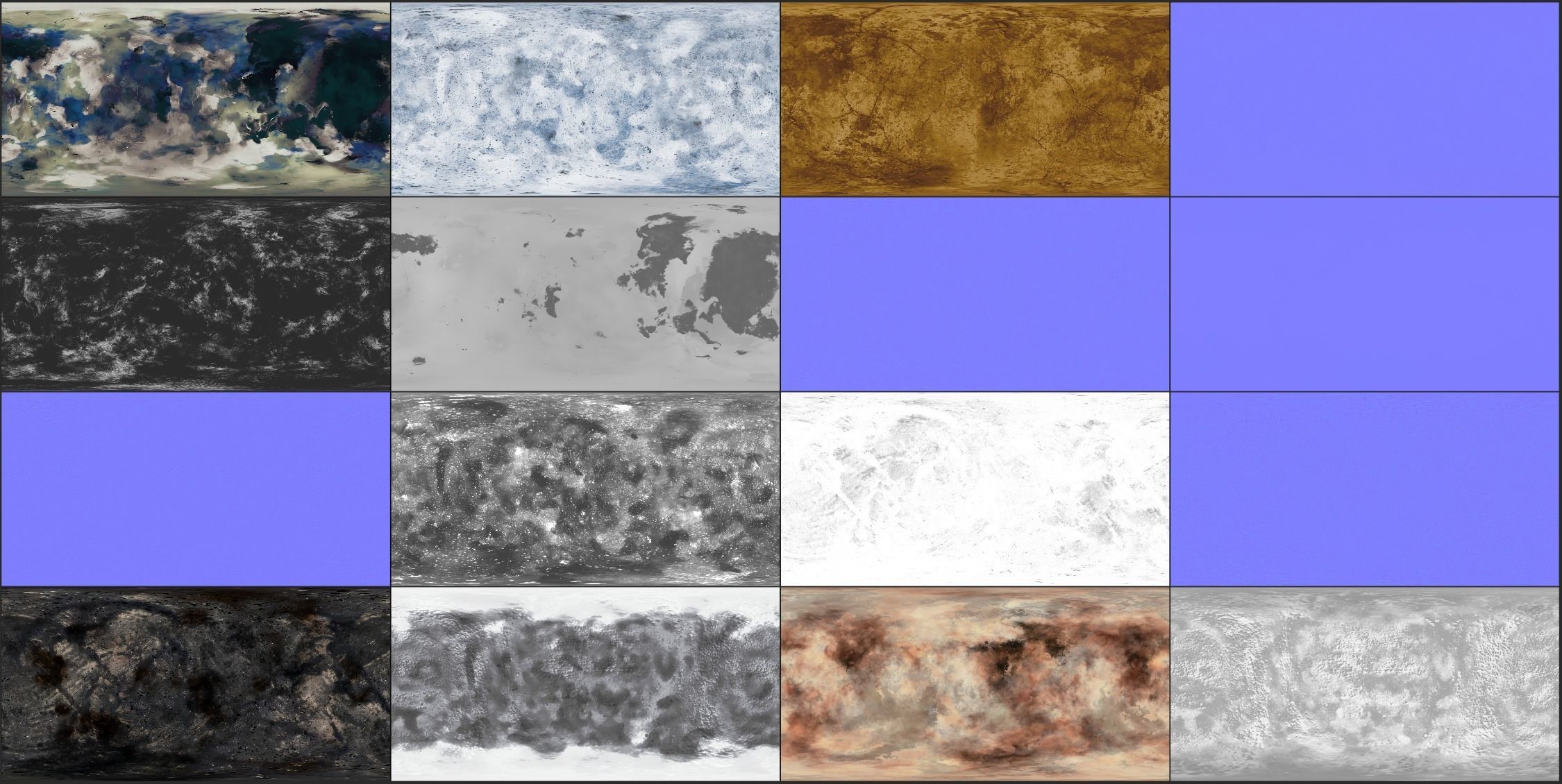 Fictional Planet Set 3D Model Collection_8