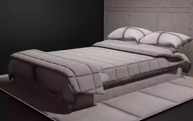 A 3d Bed 3D model