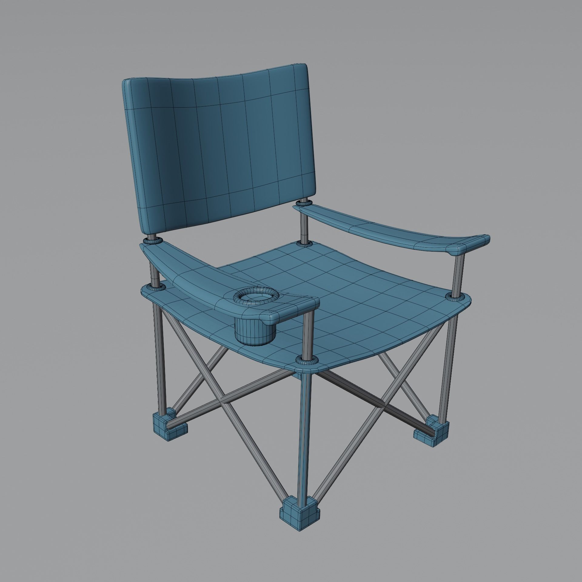Stylized Cartoon Camping Kit 3D model_6