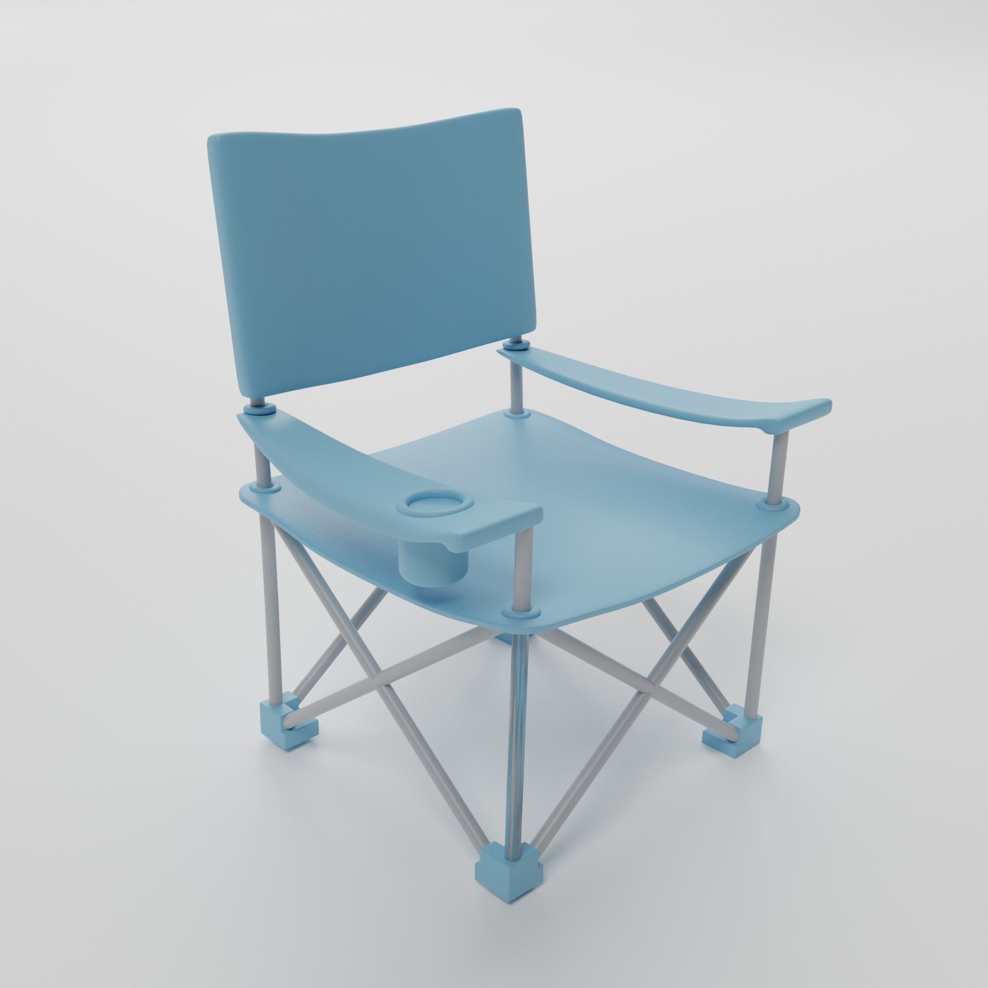 Stylized Cartoon Camping Kit 3D model_5