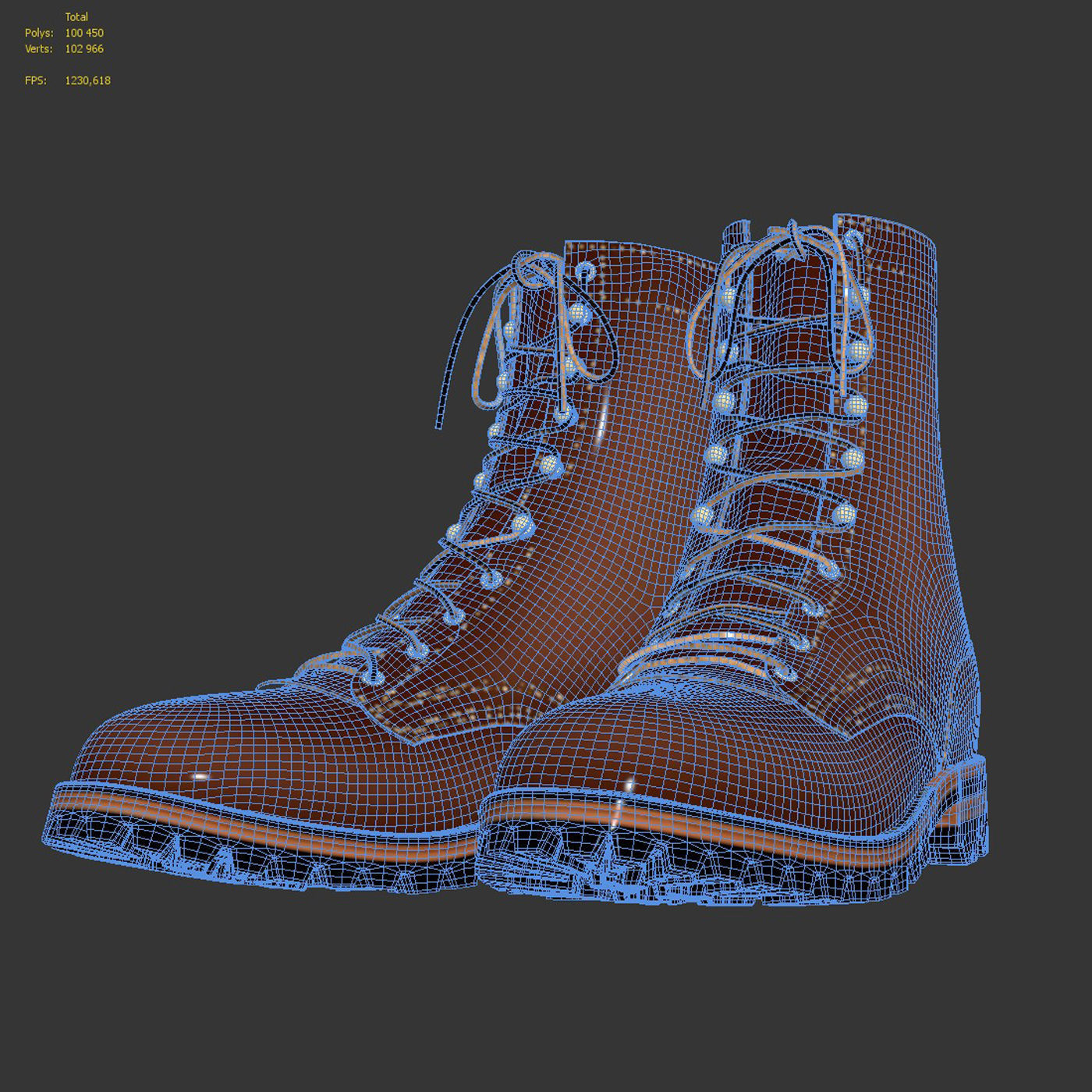 Boots Nicks 3D model_6