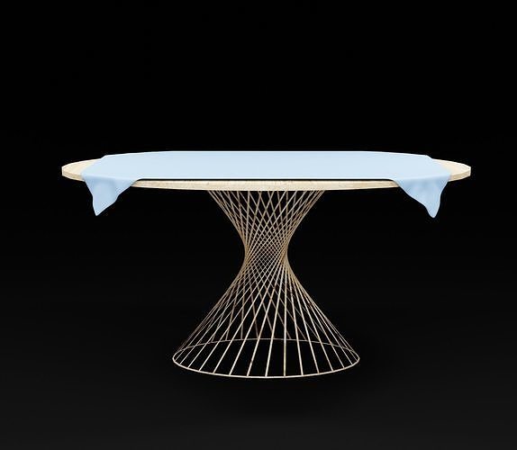 table knoll dining Free 3D model