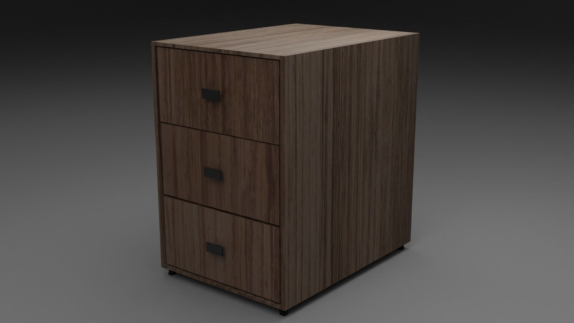 Low Poly office table Free low-poly 3D model_9