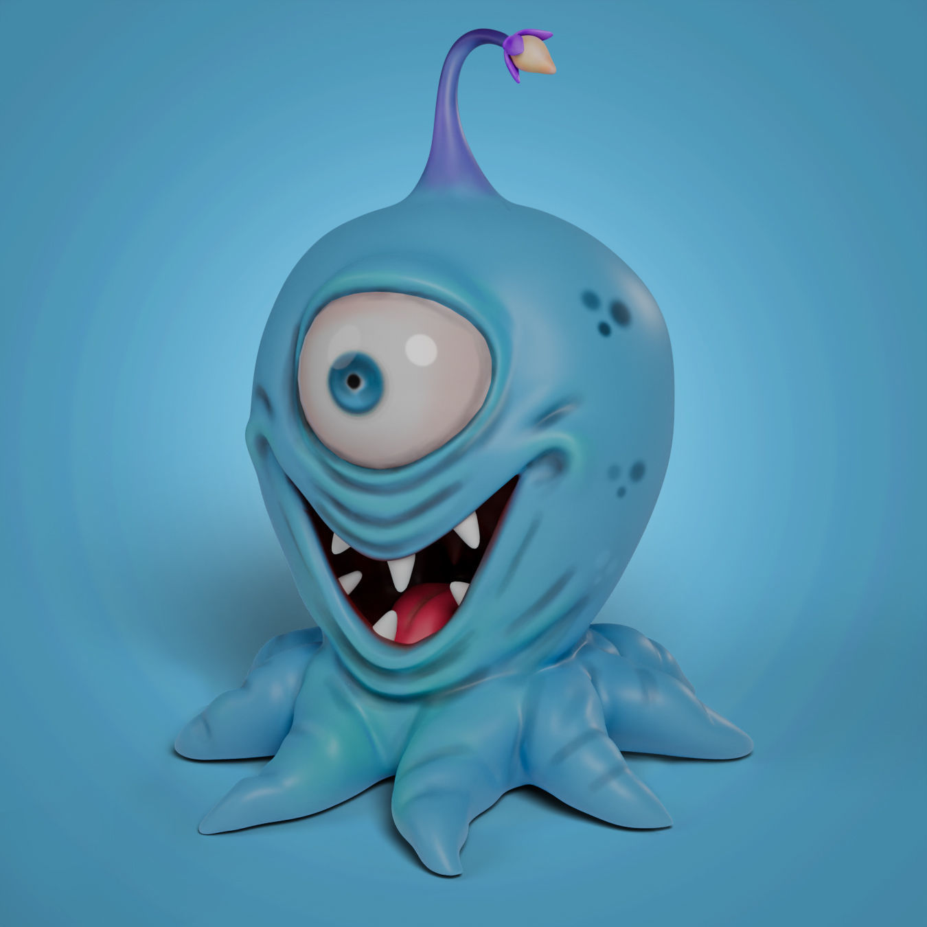 Stylized monsters 3D Model Collection_1
