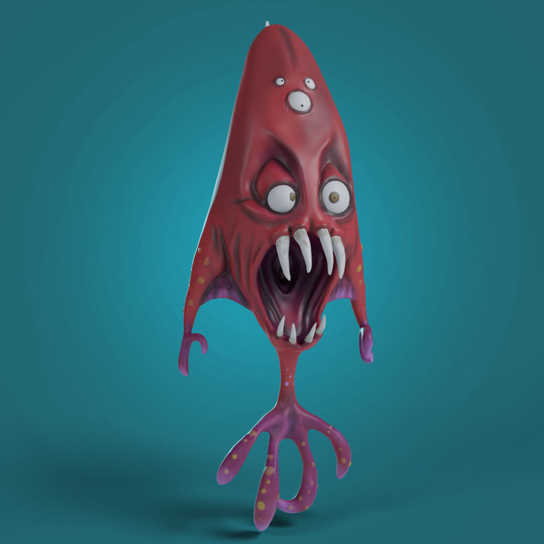 Stylized monsters 3D Model Collection_7