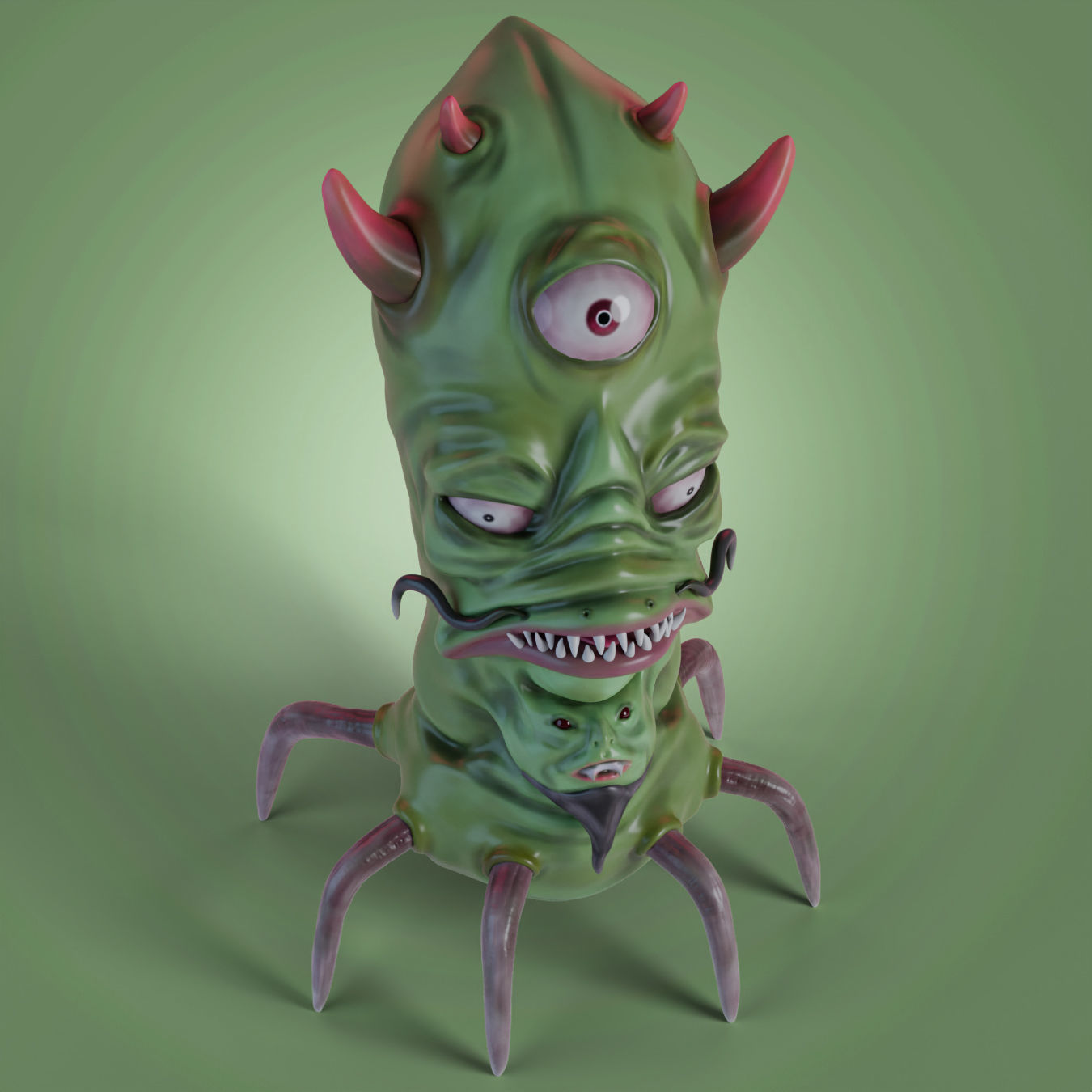 Stylized monsters 3D Model Collection_4
