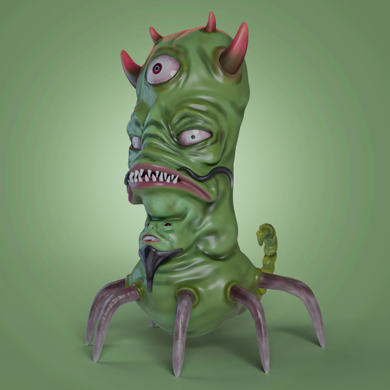 Stylized monsters 3D Model Collection_3