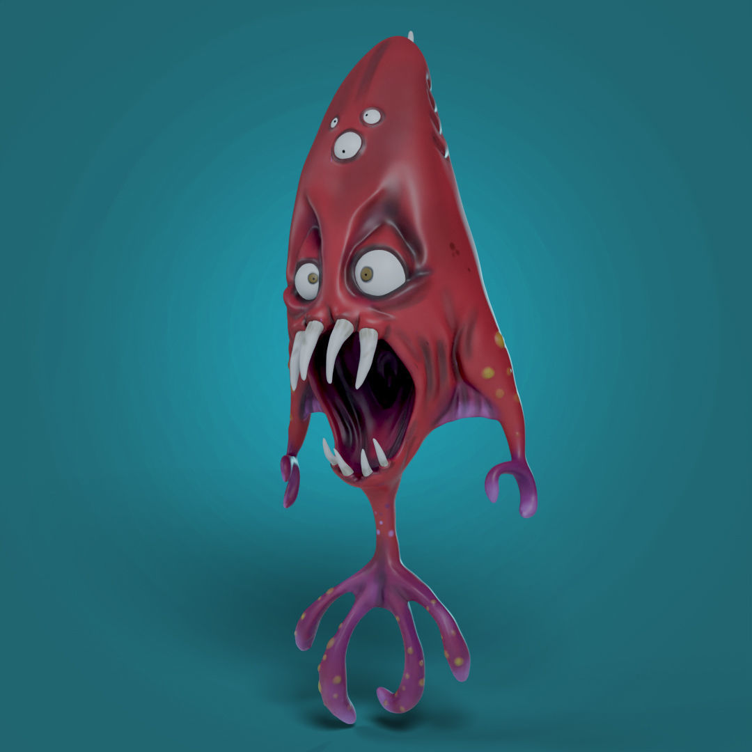 Stylized monsters 3D Model Collection_8