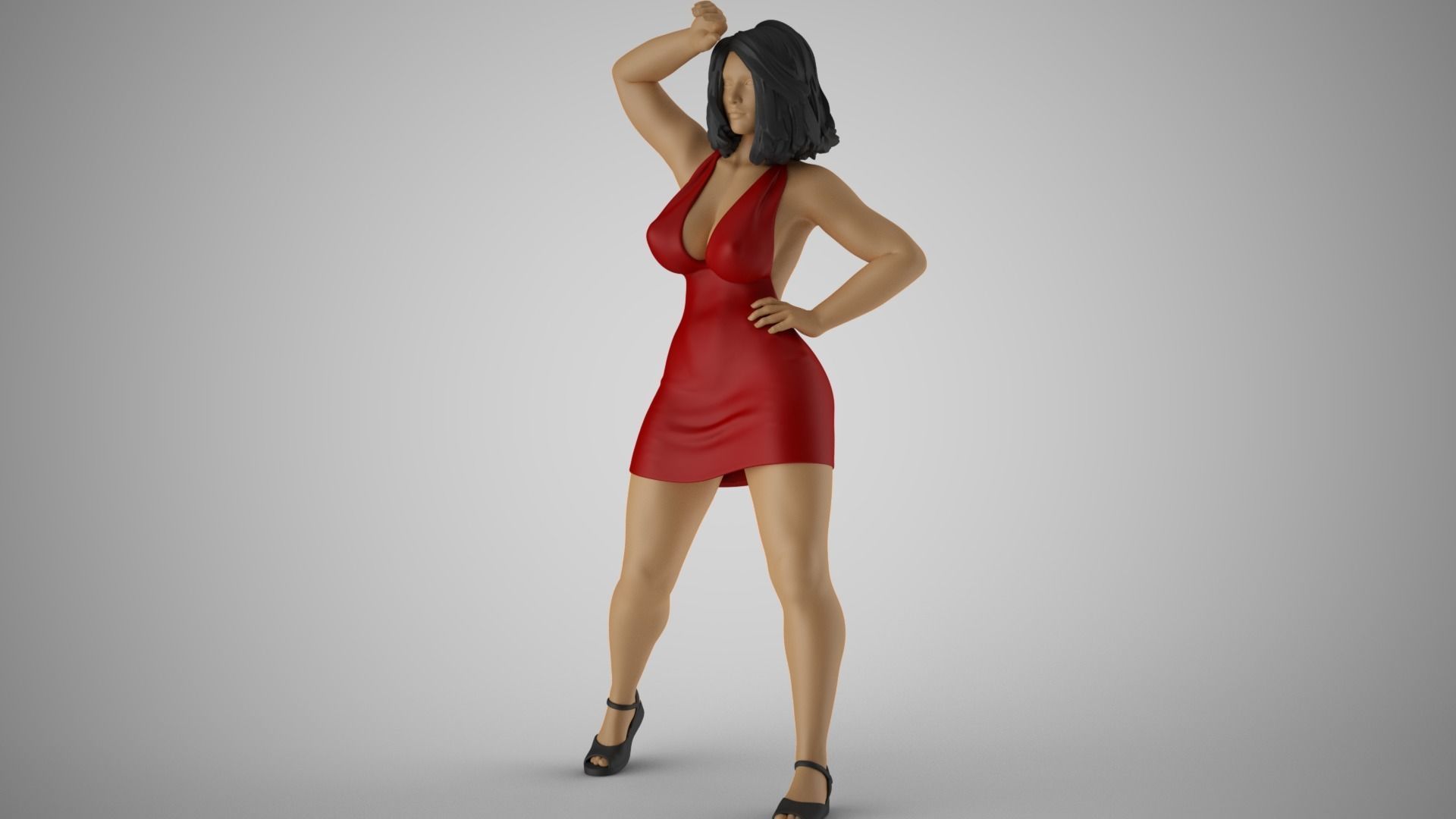 Admire Her Beauty 2 3D print model_10