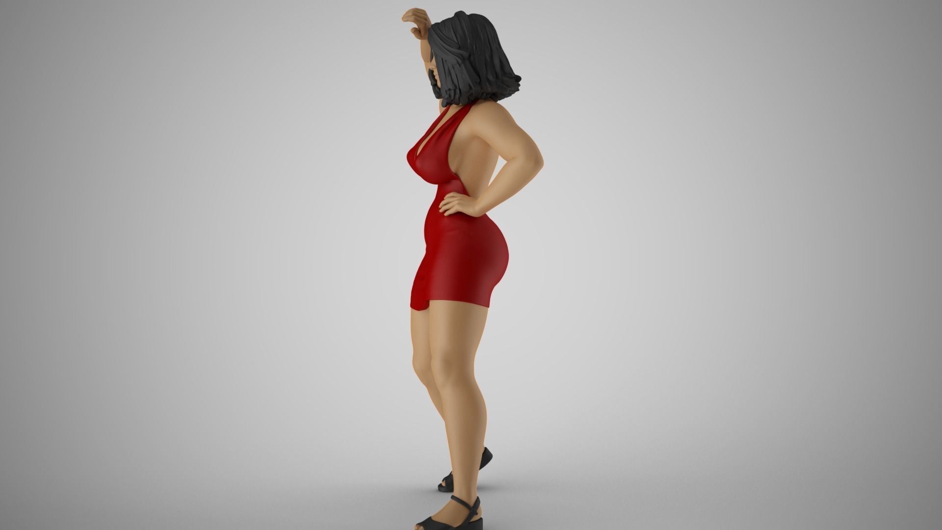 Admire Her Beauty 2 3D print model_9