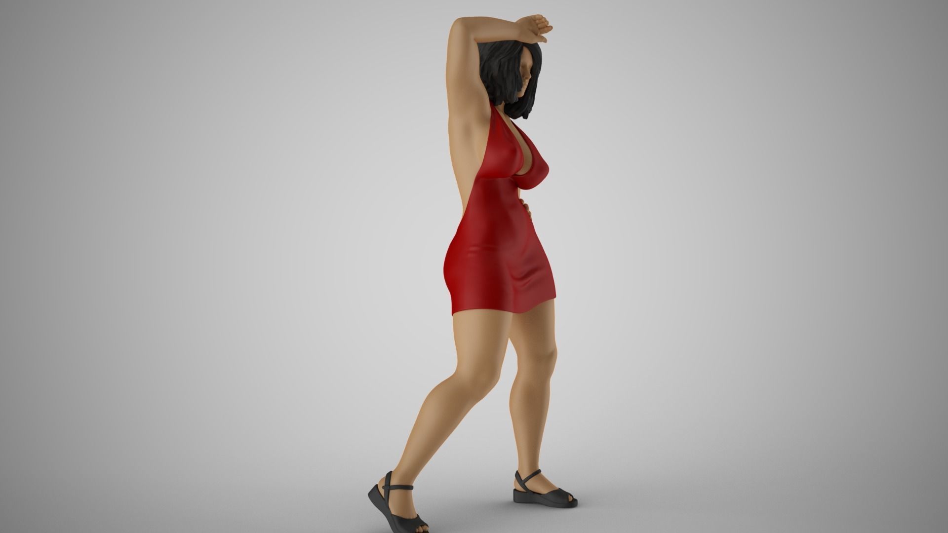 Admire Her Beauty 2 3D print model_4