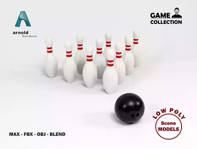 Bowling Ball and Pins