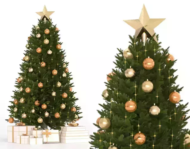 christmas tree 01 3D model