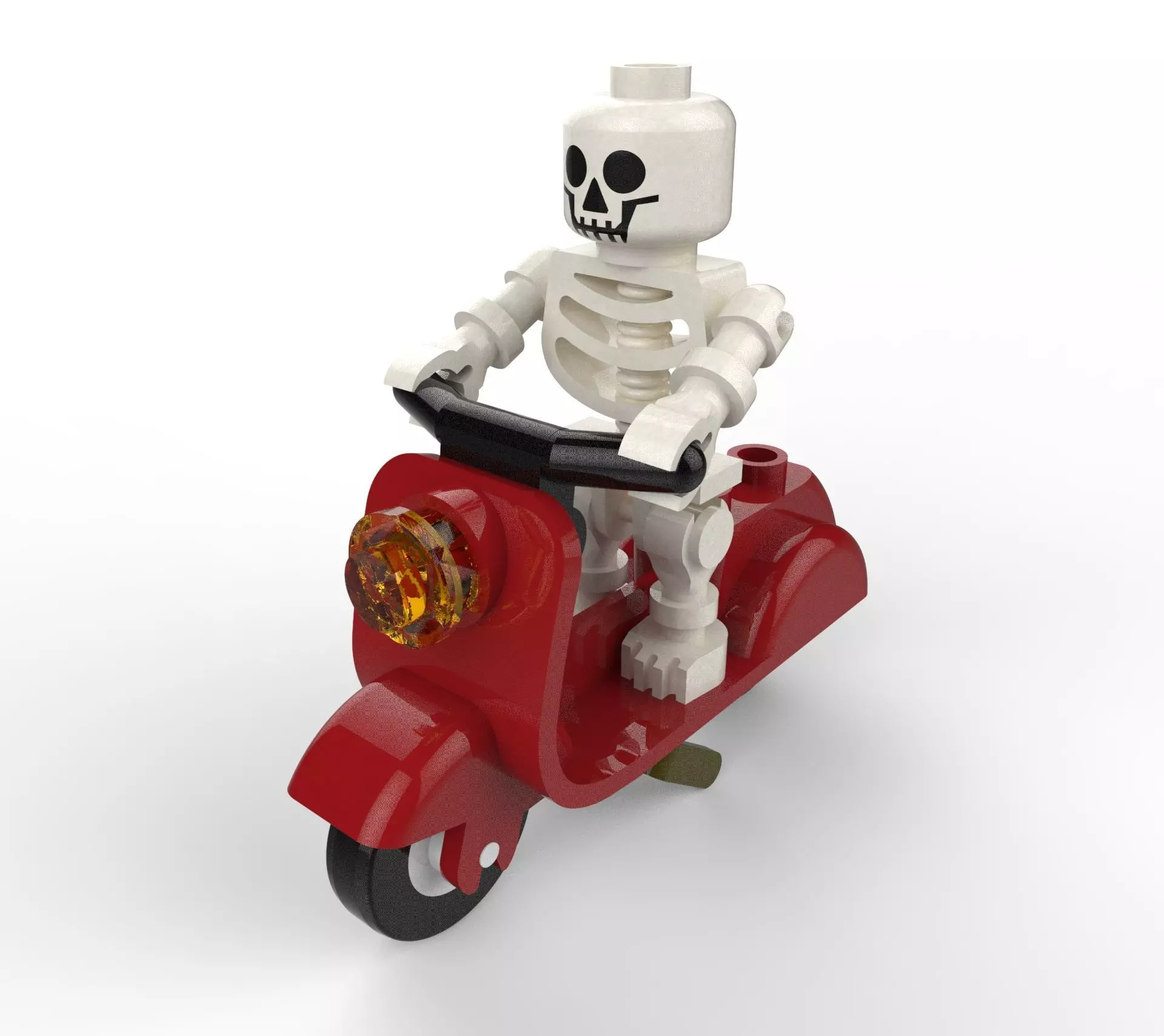 Lego Skeleton - Vespa 3D model_0