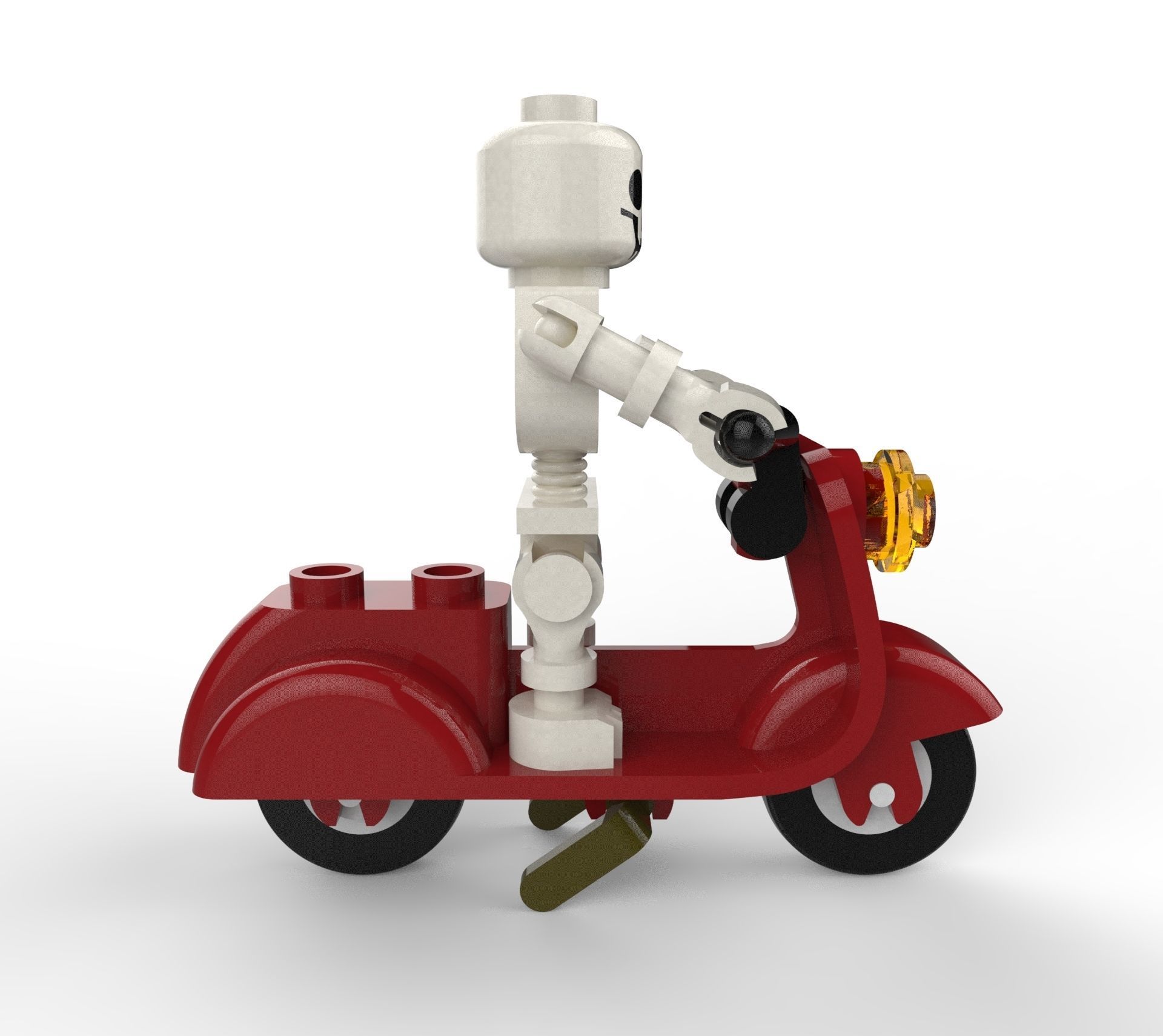 Lego Skeleton - Vespa 3D model_3