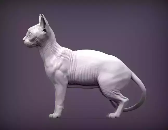 sphinx cat 3D print model