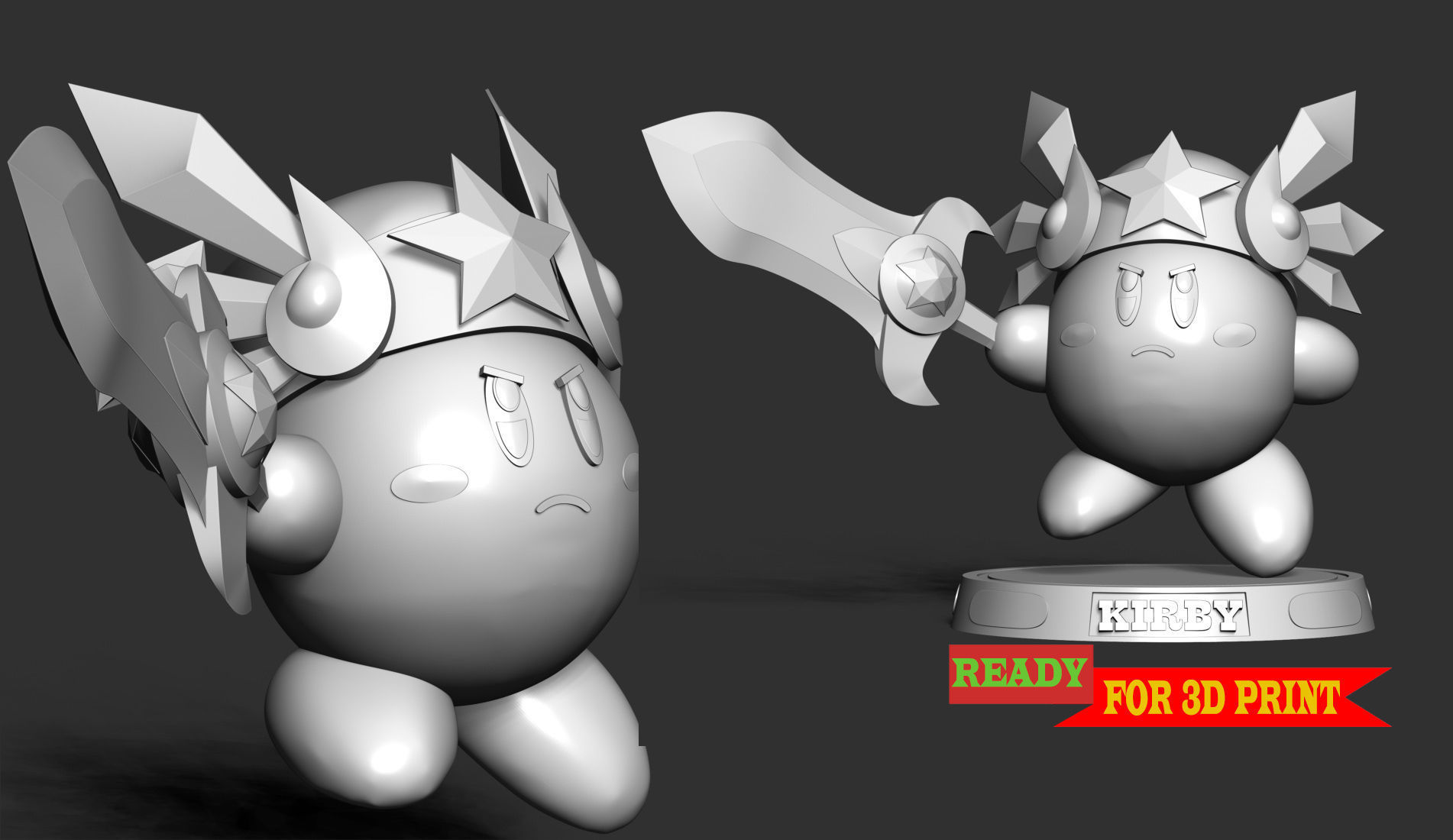 Kirby 3D print model_6