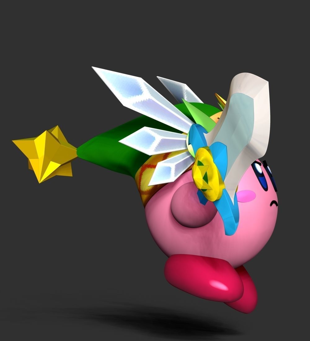 Kirby 3D print model_14