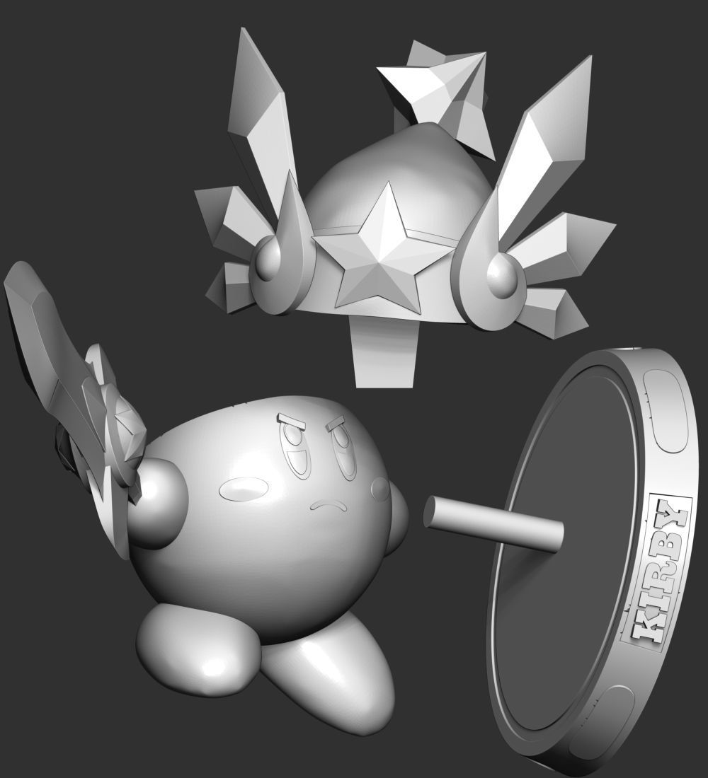 Kirby 3D print model_29