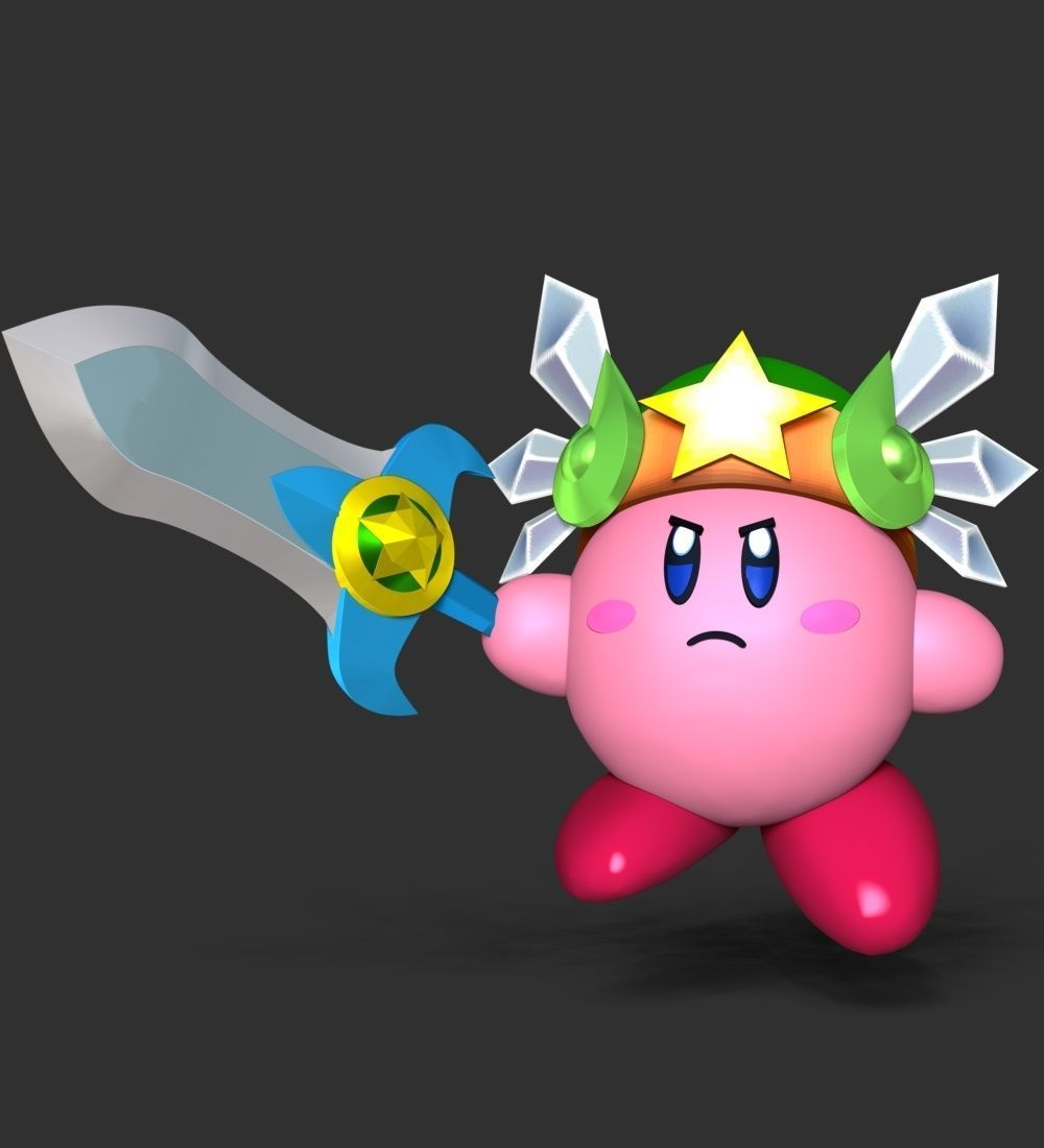 Kirby 3D print model_9