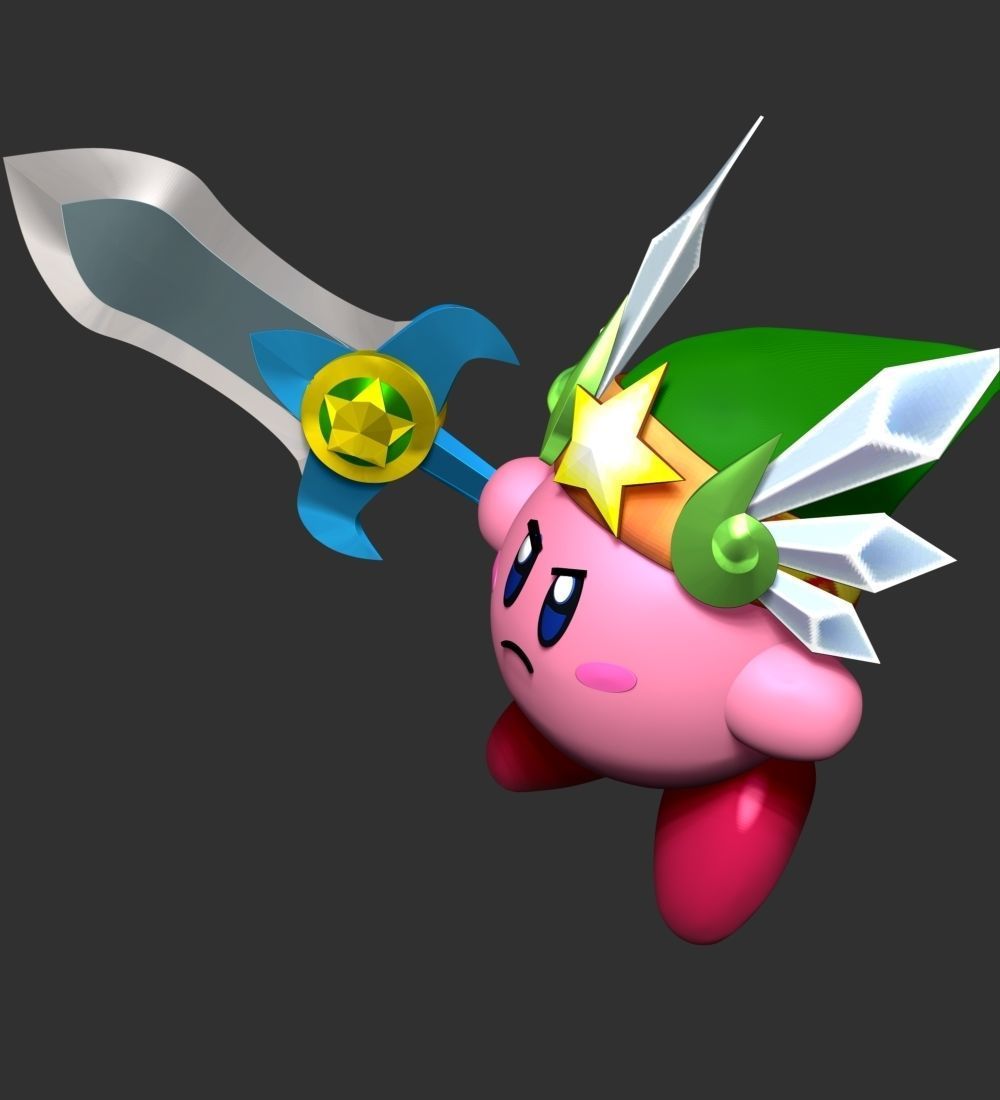 Kirby 3D print model_11