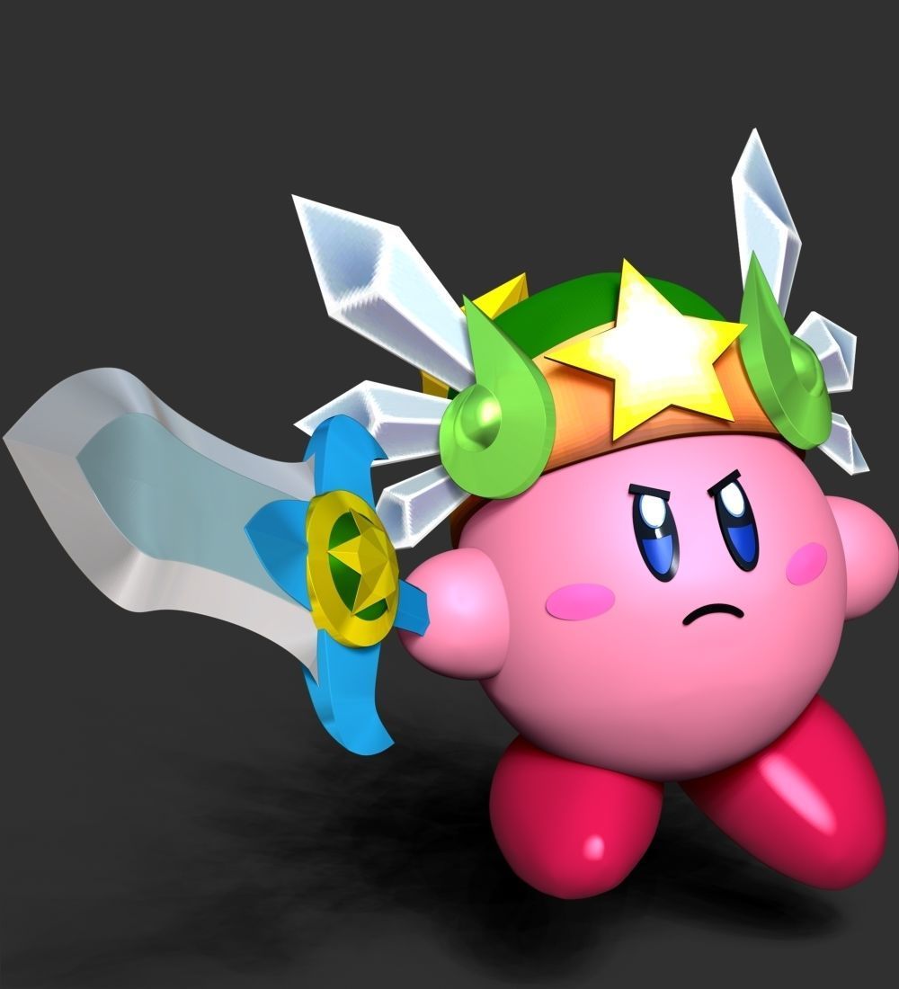 Kirby 3D print model_13