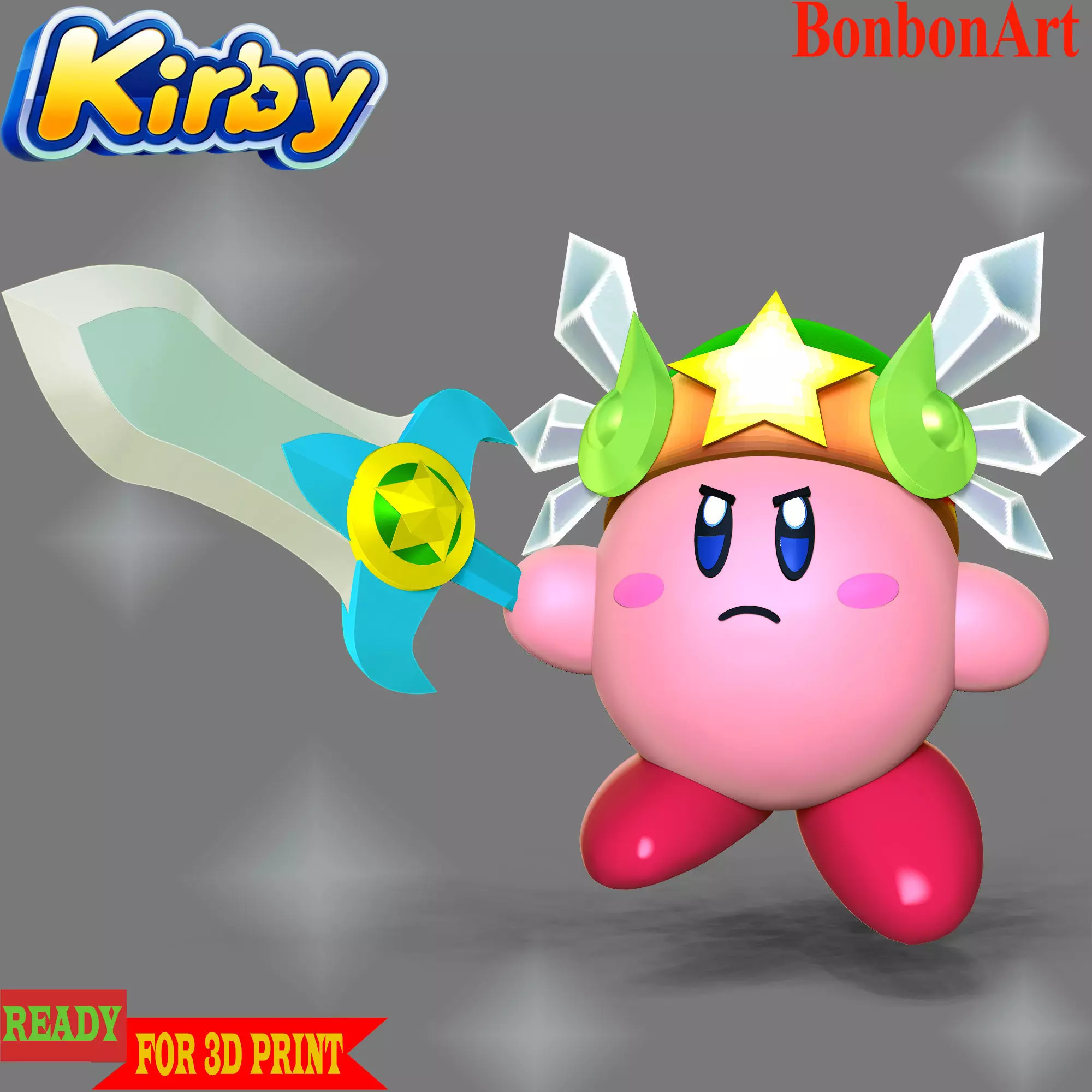 Kirby 3D print model_0