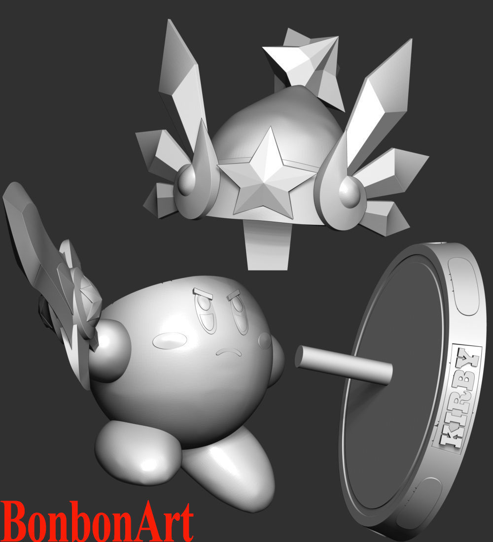 Kirby 3D print model_3