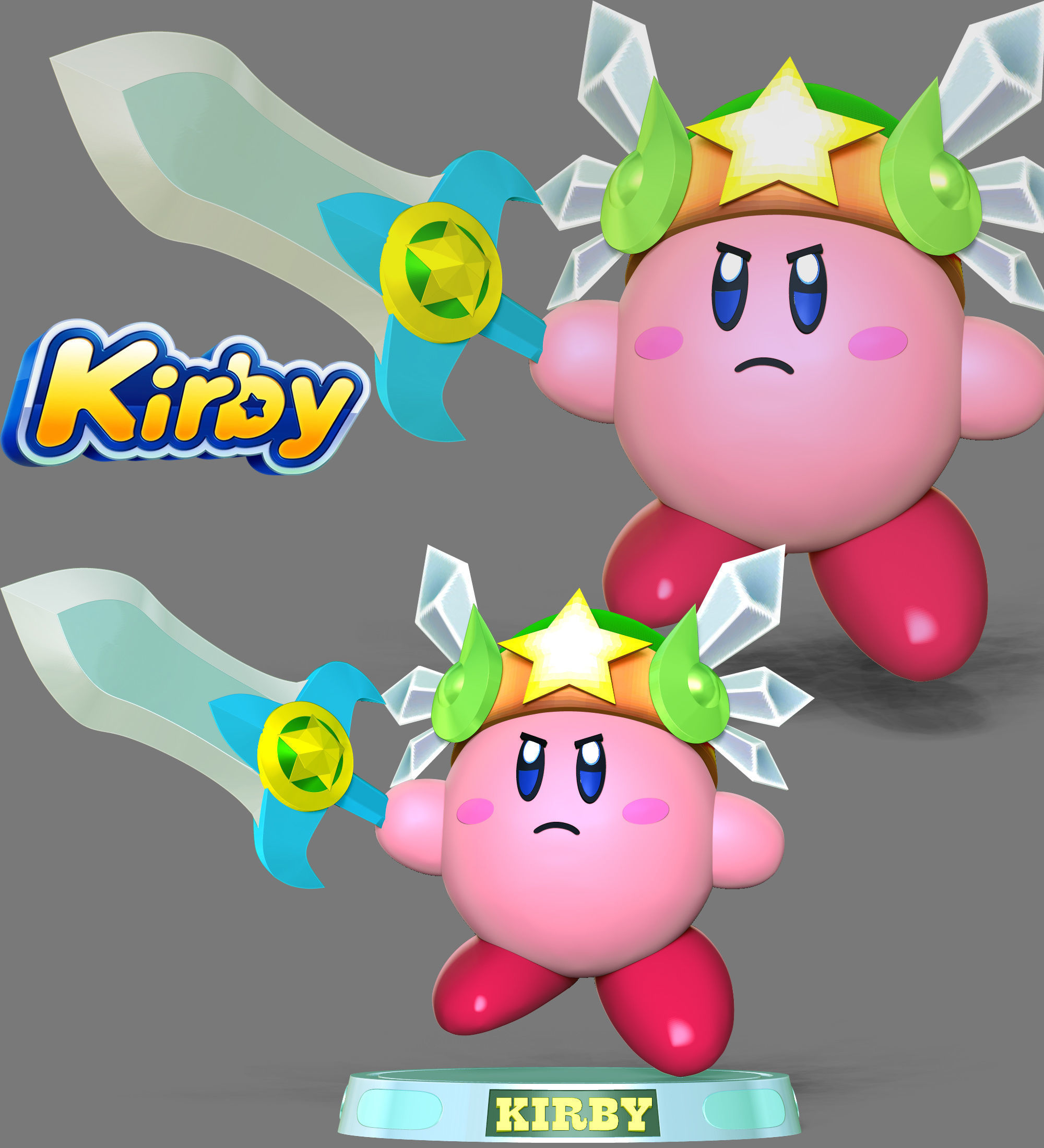 Kirby 3D print model_1