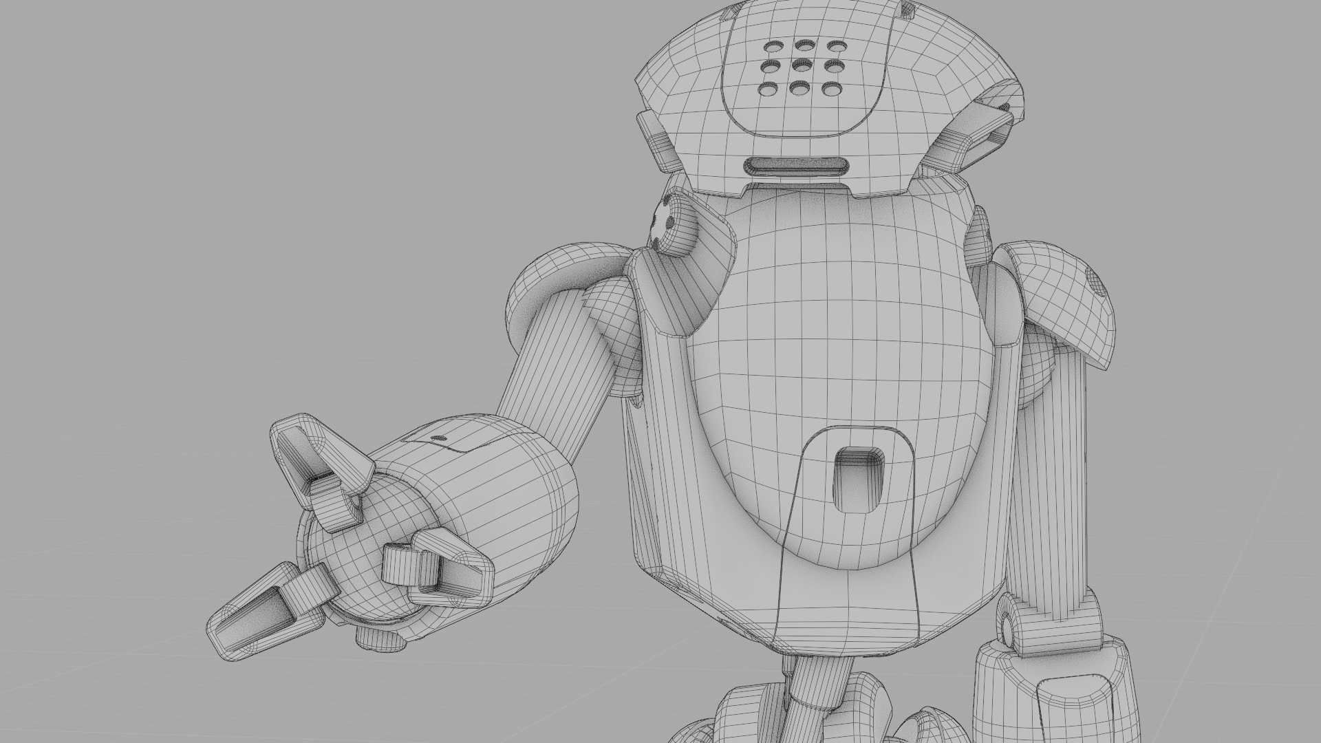 UTILITY BOT SOPHY RIGGED 3D model_38