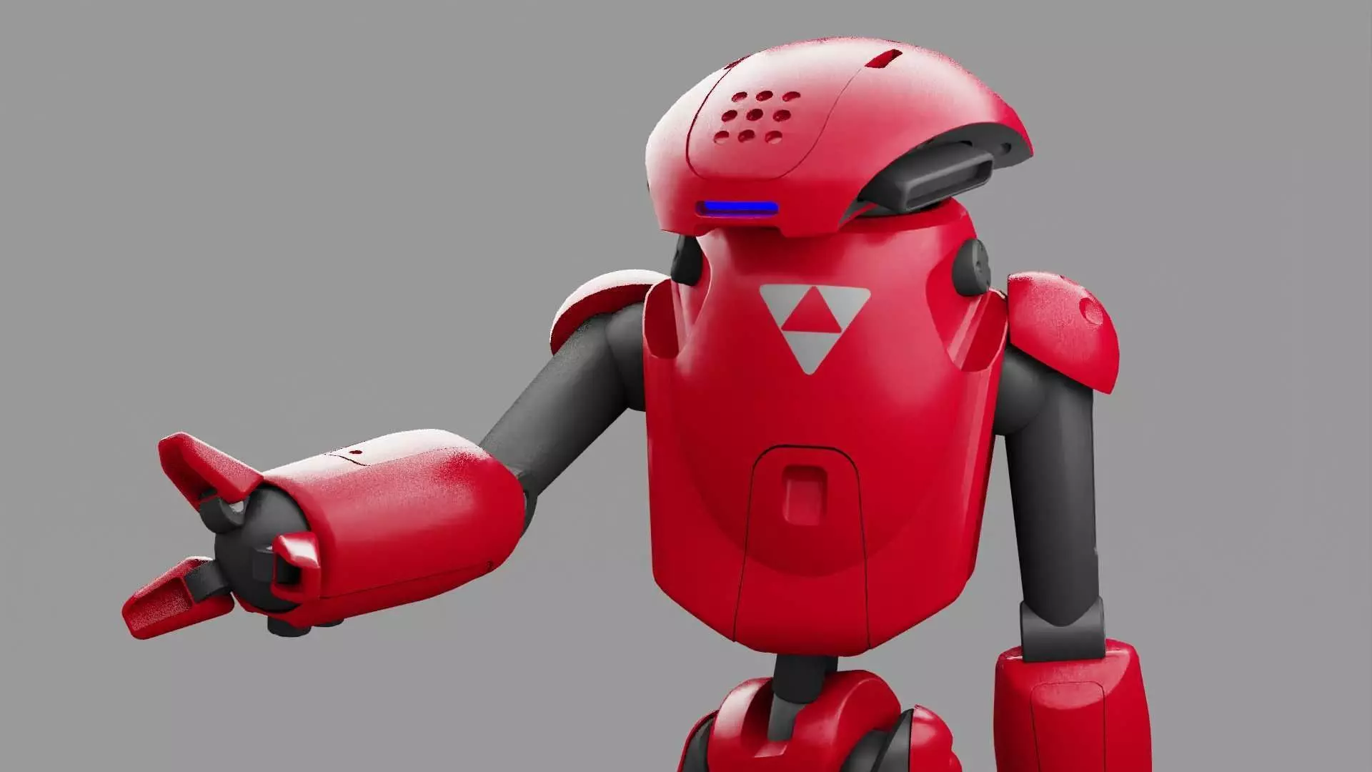 UTILITY BOT SOPHY RIGGED 3D model_0