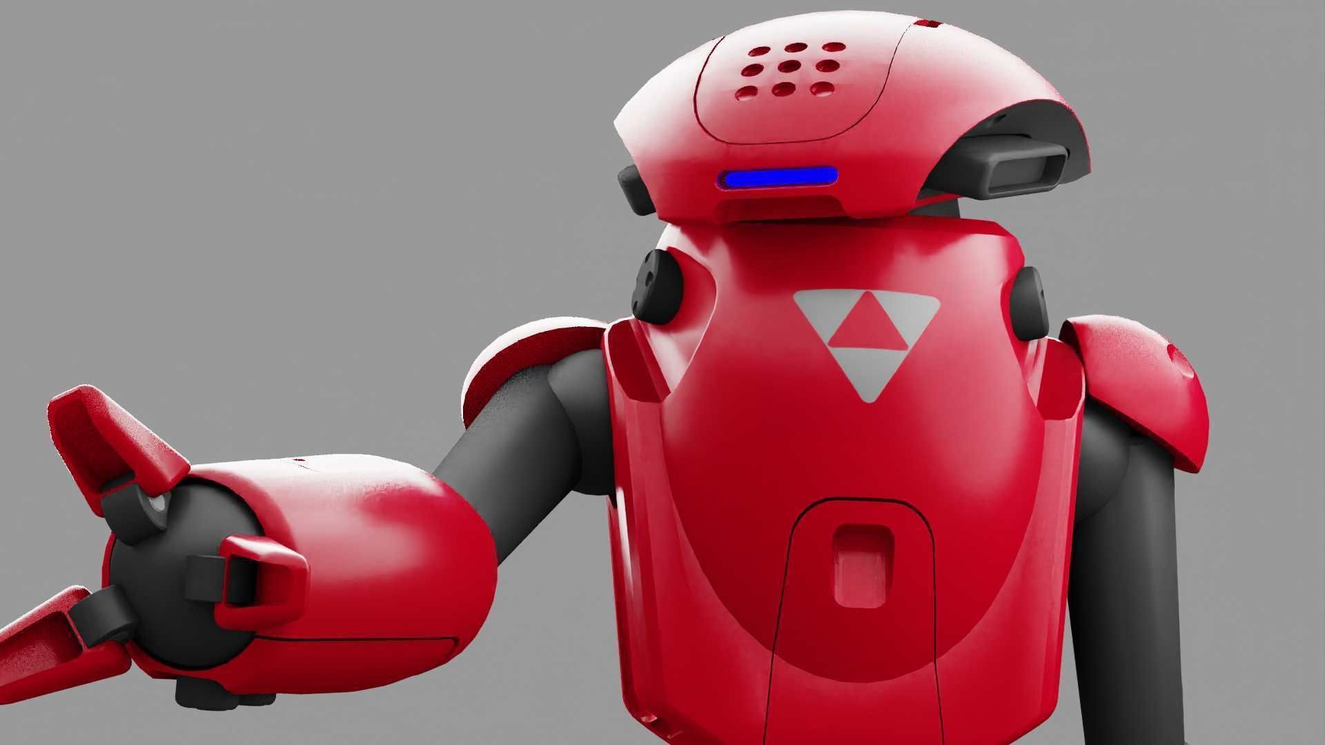 UTILITY BOT SOPHY RIGGED 3D model_29