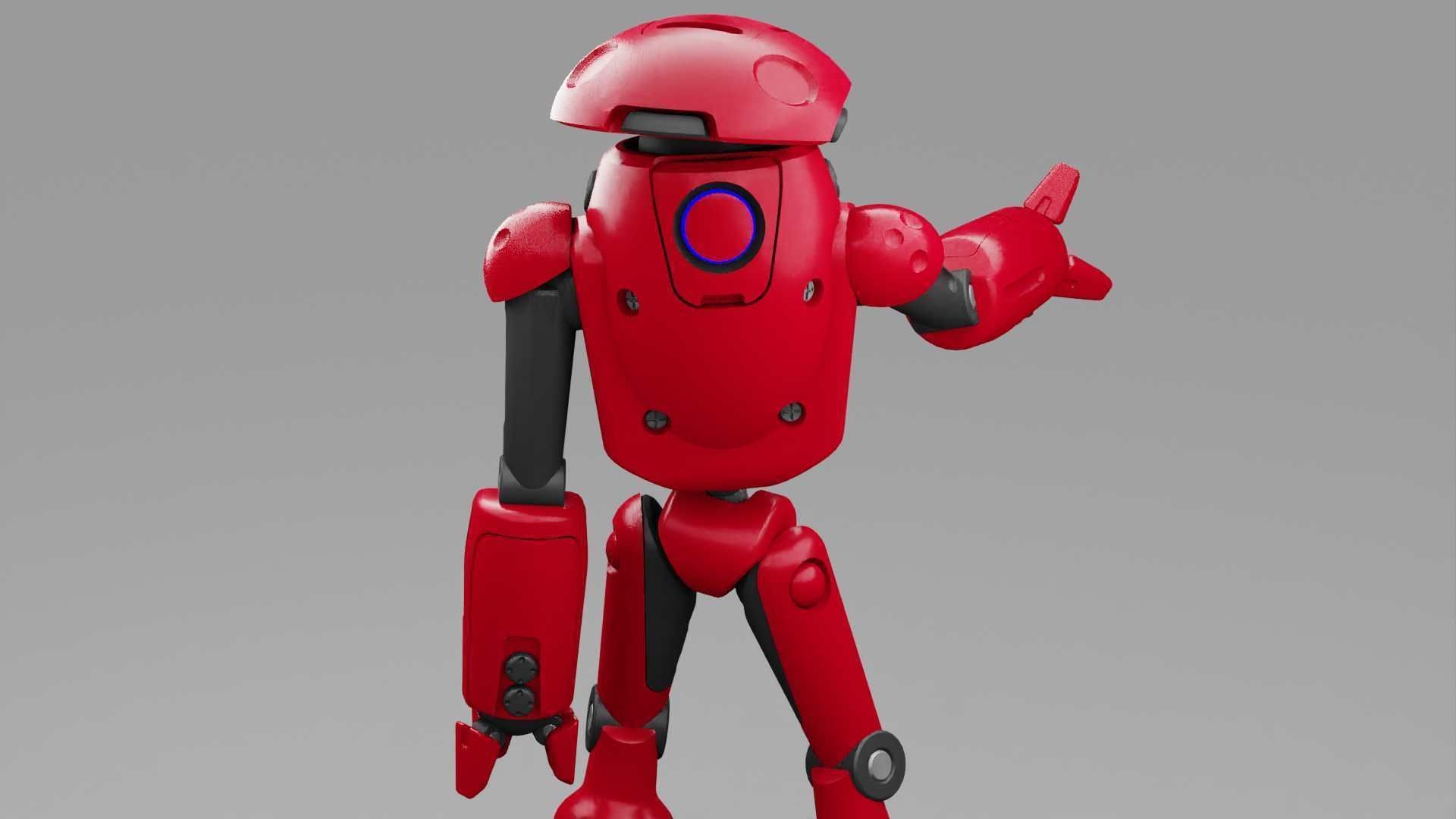 UTILITY BOT SOPHY RIGGED 3D model_9