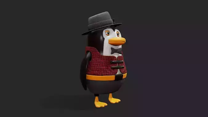 Penguin Character - Tutorial Included