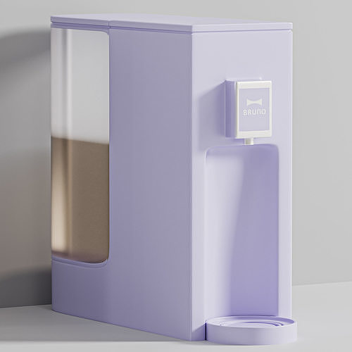 kitchen Appliance003  Hot Water Dispenser 3D model 4