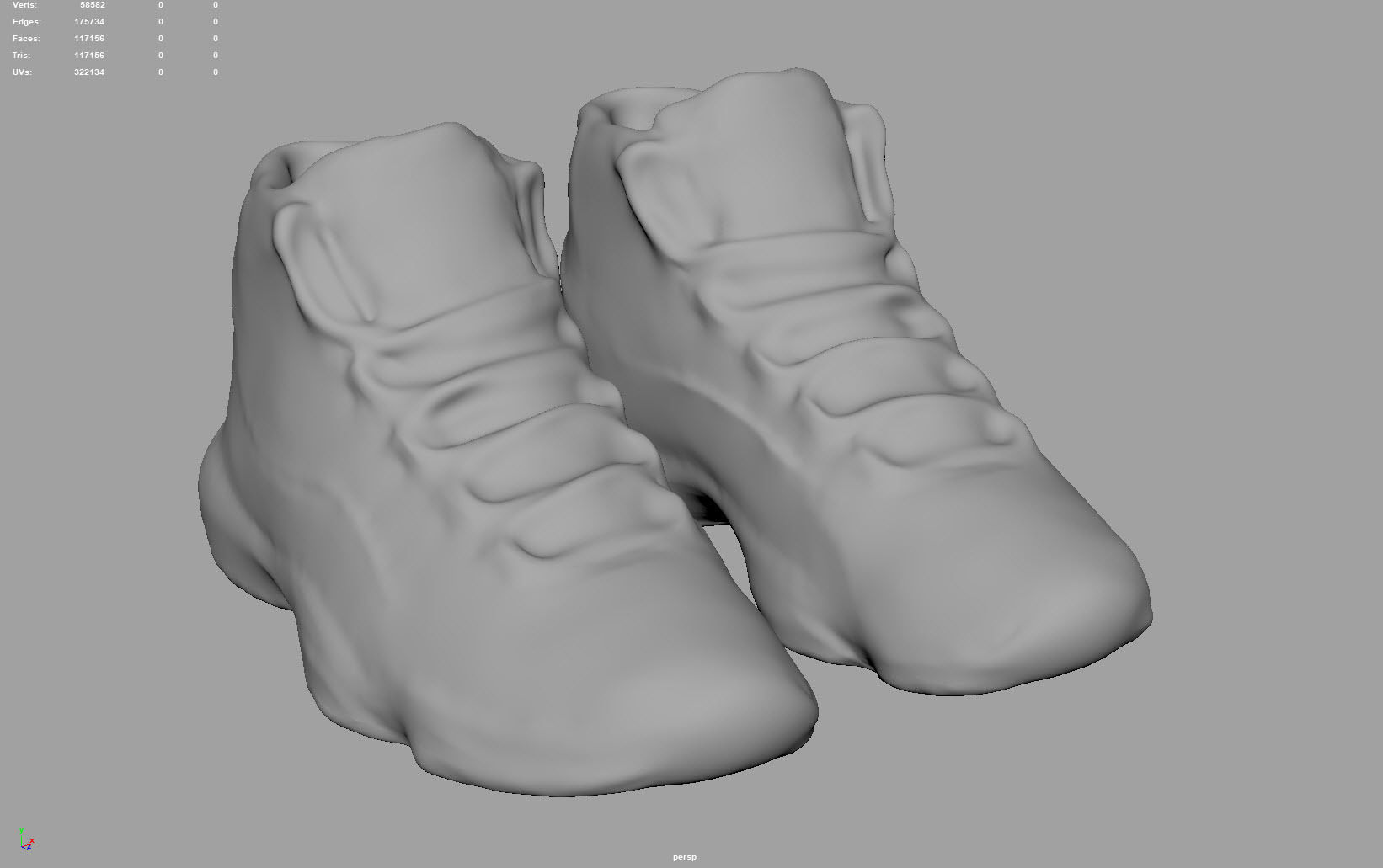Nike air jordan 11 Retro 3D model_7