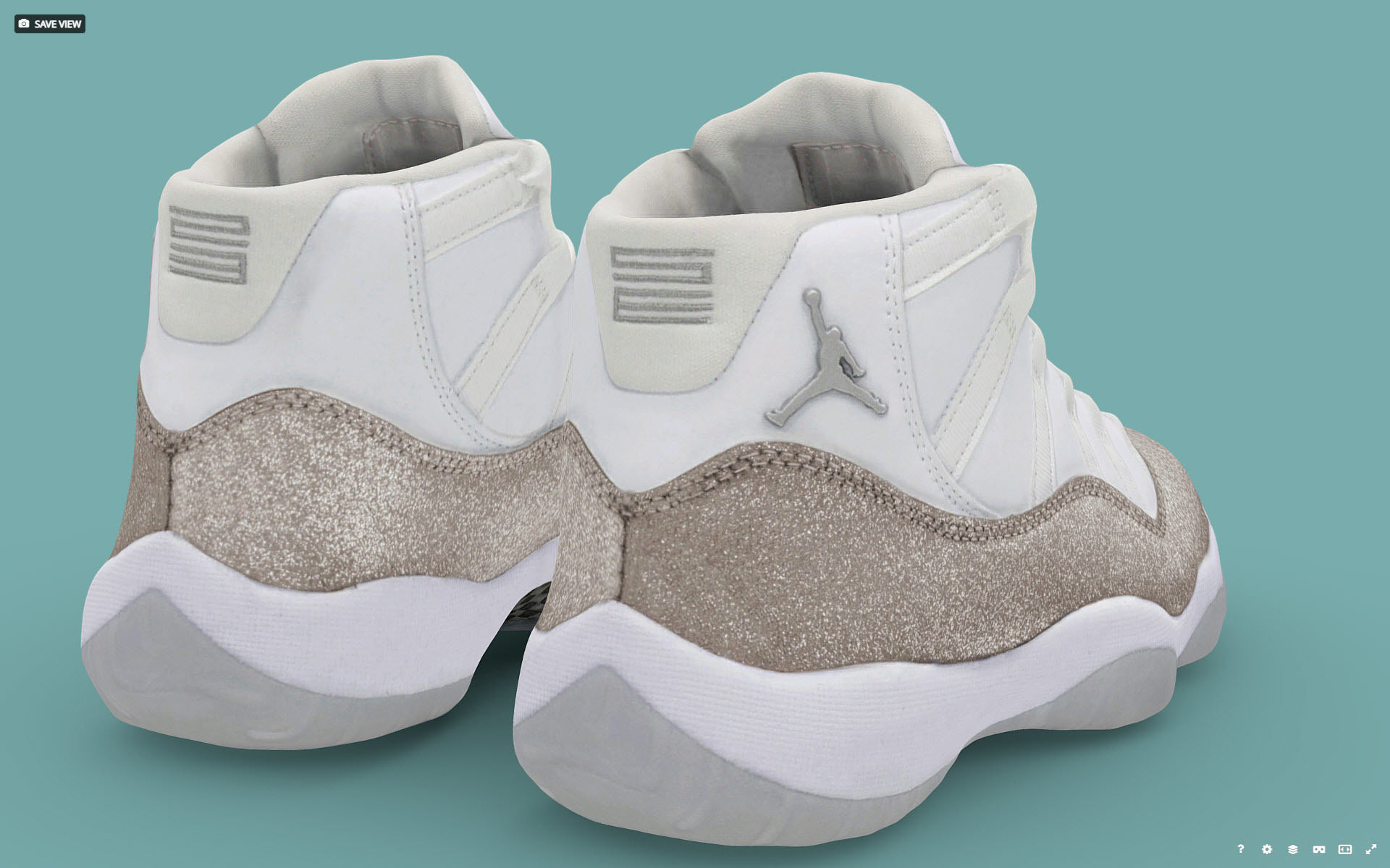 Nike air jordan 11 Retro 3D model_2