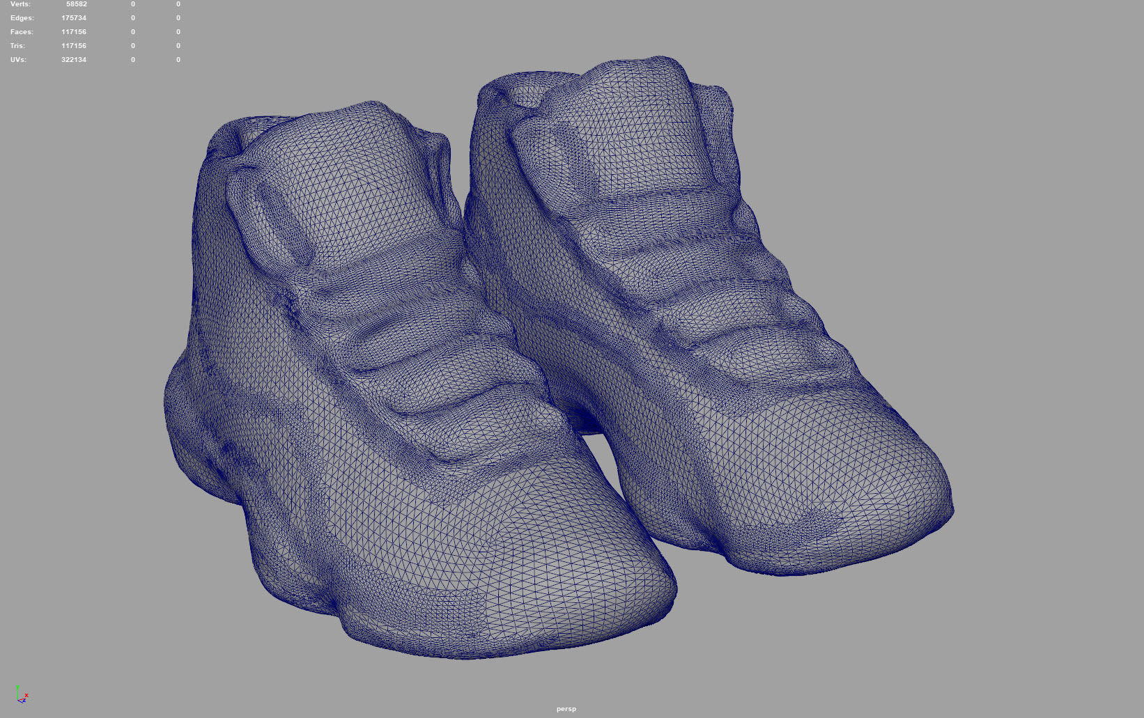 Nike air jordan 11 Retro 3D model_6