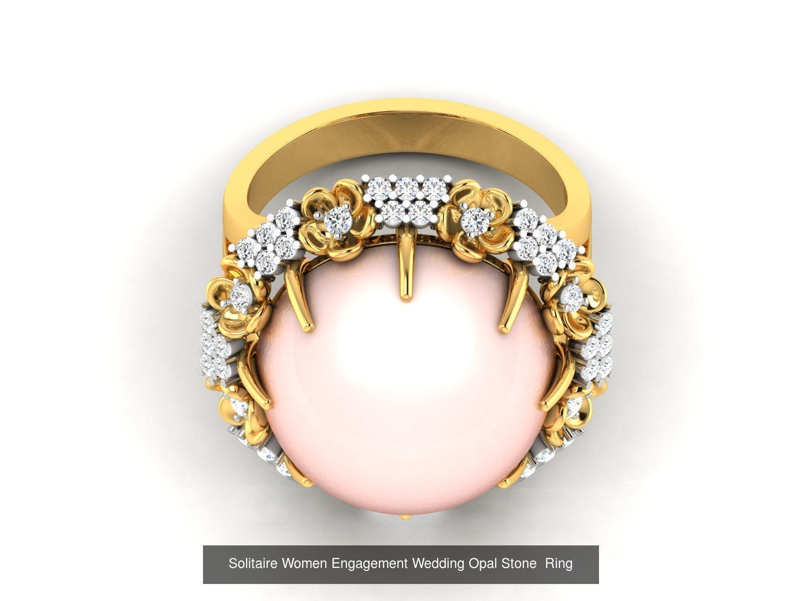 82 Women Opal Stone Rings Collection _53