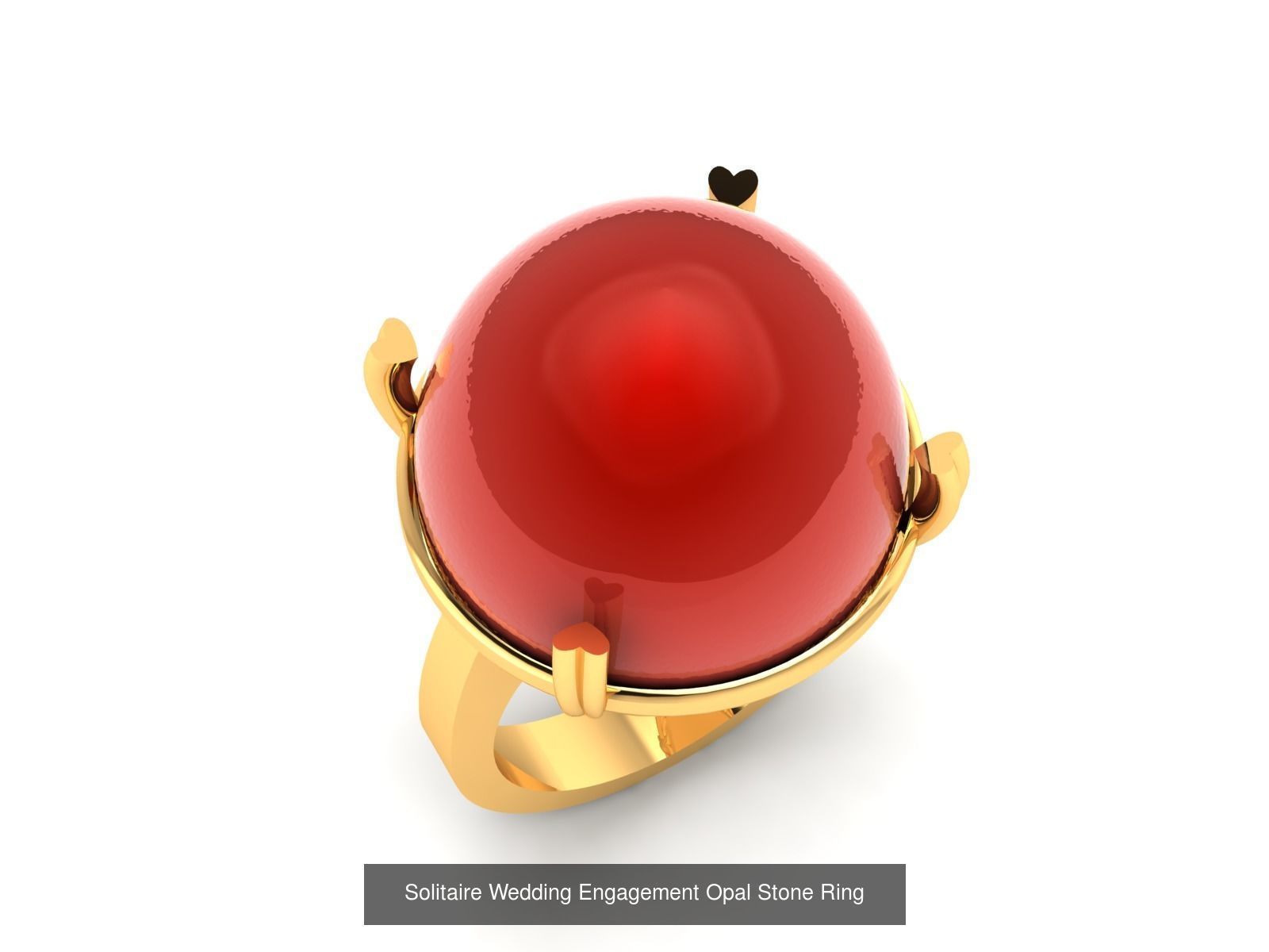 82 Women Opal Stone Rings Collection _87