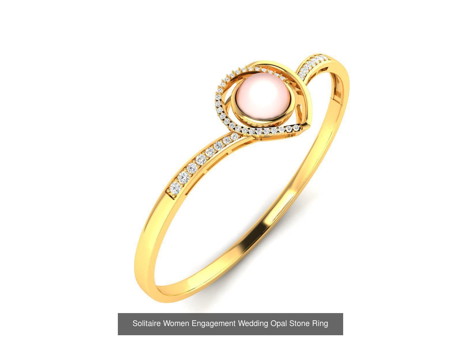 82 Women Opal Stone Rings Collection _17